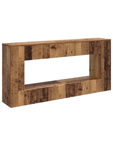 Tavolo consolle Rigato Legno vecchio 155 x 29 x 74 cm