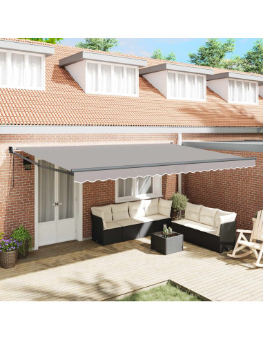 Tenda da Sole Grigio chiaro 500 x 300 x 165 cm