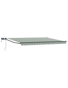 Tenda retrattile manuale con LED 4 x 2 m
