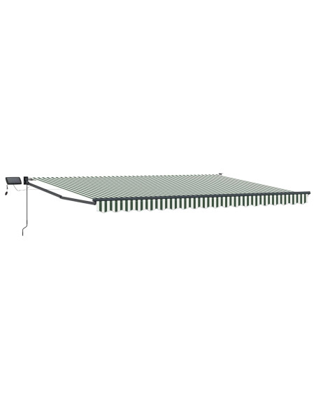 Tenda retrattile manuale con LED 4 x 2 m