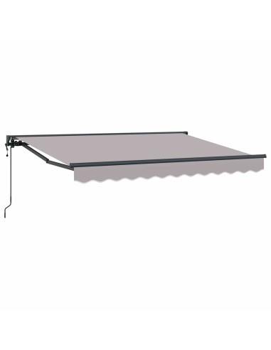 Tettuccio Elettrico Retrattile Grigio Chiaro 3,5 x 2 m