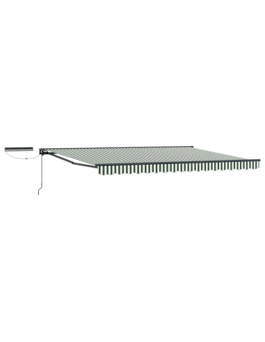 Tettuccio Elettrico Retrattile Verde, Bianco, Antracite 4 x 2 m