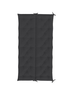 Cuscini per Panca 2 pz Neri 200x50x7 cm in Tessuto Oxford