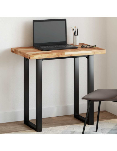 Piano Tavolo Rettangolare 60x50x4cm in Legno Massello di Acacia