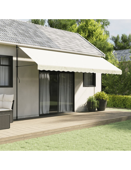 Tessuto di Ricambio per Mantovana da Tenda Strisce Crema 5 m