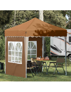 Tenda per feste a pop-up Beige 195 x 195 x 245 cm