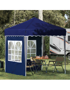 Tenda per feste a pop-up Blu 195 x 195 x 245 cm Tessuto Oxford