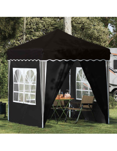 Tenda per feste a pop-up Nero 195 x 195 x 245 cm Tessuto Oxford