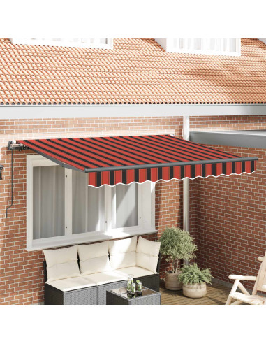 Tenda Retrattile Arancione 300 x 200 cm Tessuto