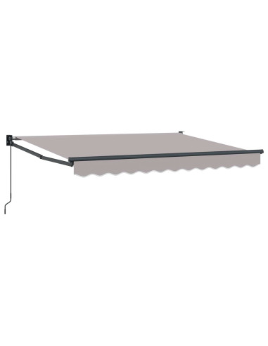 Tenda retrattile manuale Grigio chiaro 3,5 x 2 m