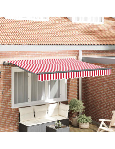 Tenda Retrattile Rosso 250 x 200 cm Tessuto