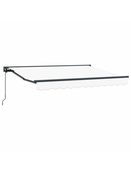 Tenda retrattile manuale Bianco 2,5 x 2 m