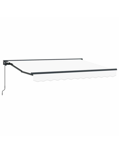 Tenda retrattile manuale Bianco 3,5 x 2 m