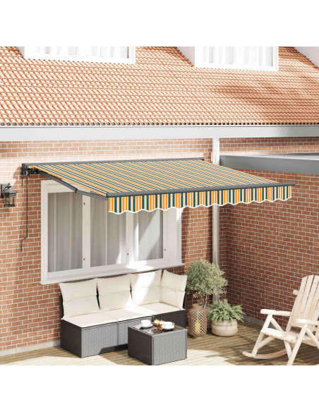 Tenda Retrattile Verde 250 x 200 cm Tessuto