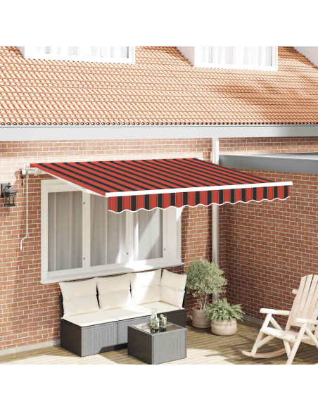 Tenda Retrattile Arancione 300 x 200 cm Tessuto