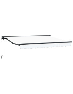 Tettuccio Elettrico Retrattile Bianco 3,5 x 2 m