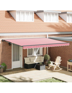 Struttura della tenda Rosso e Bianco 450 × 300 cm