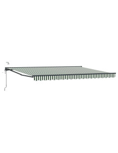 Tettuccio Elettrico Retrattile Verde, Bianco, Antracite 4 x 2 m