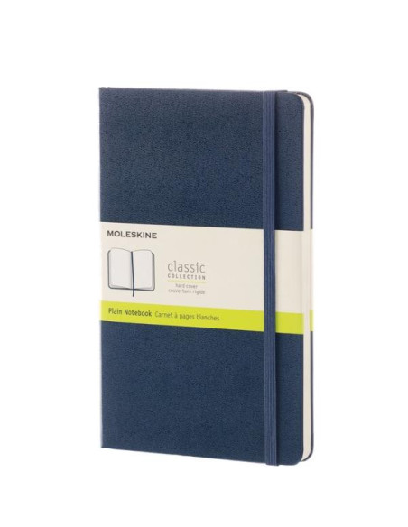 TACCUINO LARGE BLU RIGIDO PPBIANCHE