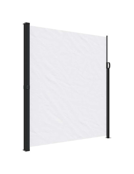 Tenda da Sole Laterale Retrattile Bianco 220x600 cm