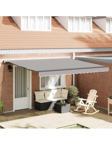 Tenda Retrattile Grigio chiaro 400 × 350 cm