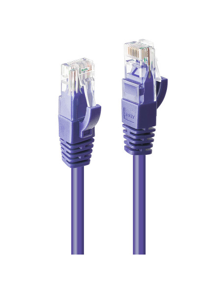 Lindy 48120 cavo di rete Viola 0,3 m Cat6 U/UTP (UTP)