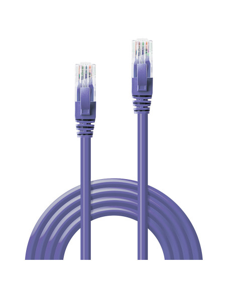 Lindy 48120 cavo di rete Viola 0,3 m Cat6 U/UTP (UTP)