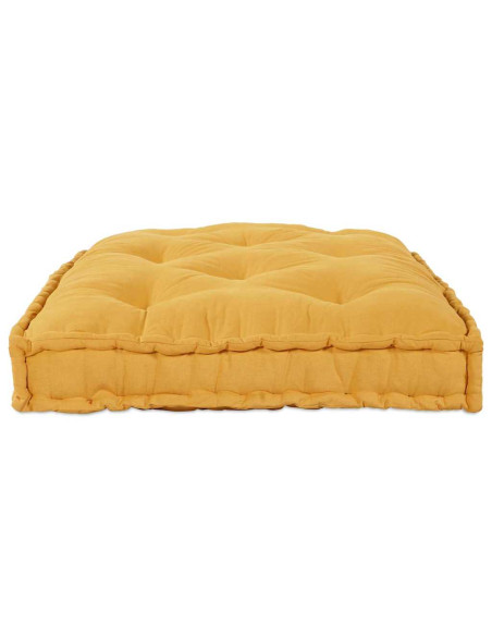 Cuscino per Divano Pallet Giallo 120 x 80 x 12 cm Tessuto