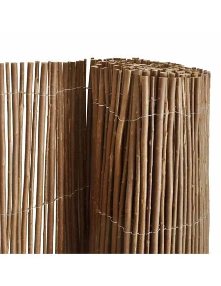 Recinzione in Willows Naturale 120 x 500 cm Salice