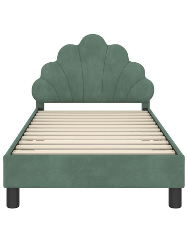 Struttura letto bambini con testata Verde Mare 80 x 160 cm