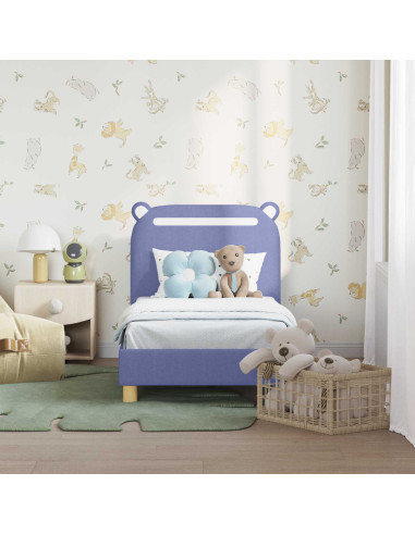 Struttura letto per bambini con testata Blu jeans 70 x 140 cm
