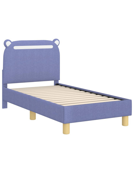 Struttura letto per bambini con testata Blu jeans 70 x 140 cm