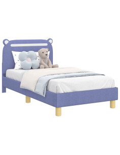 Struttura letto bambini con testata Blu jeans 80 x 160 cm 2