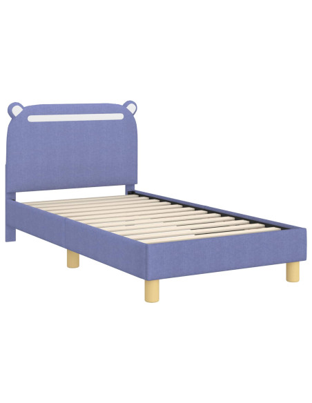 Struttura letto bambini con testata Blu jeans 80 x 160 cm