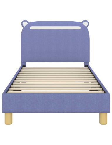 Struttura letto bambini con testata Blu jeans 80 x 160 cm