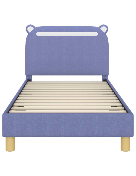 Struttura letto bambini con testata Blu jeans 80 x 160 cm