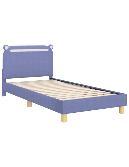 Struttura letto bambini con testata Blu jeans 80 x 200 cm