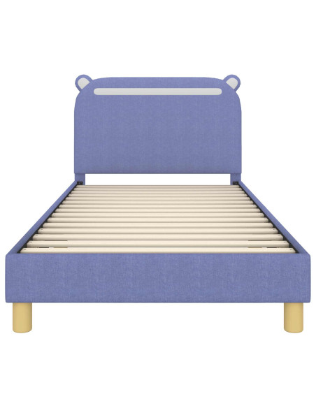 Struttura letto bambini con testata Blu jeans 80 x 200 cm