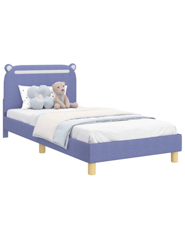 Struttura letto bambini con testata Blu jeans 90 x 190 cm