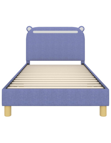 Struttura letto bambini con testata Blu jeans 90 x 190 cm