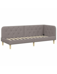 Cornice del letto ad angolo Talpa 80 x 200 cm Tessuto 2