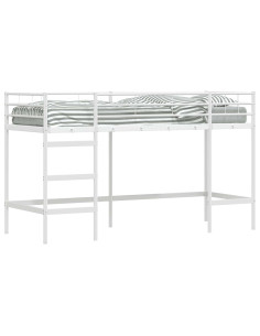 Struttura del letto loft per bambini Bianco 74,5 x 190 cm 2