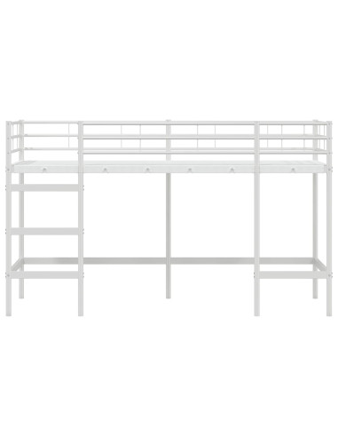 Struttura del letto loft per bambini Bianco 99,5 x 190 cm
