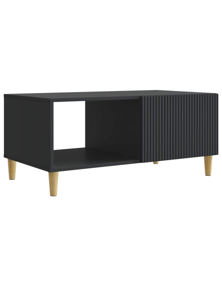 Tavolino da salotto Nero 90 x 50 x 40 cm Legno ingegnerizzato