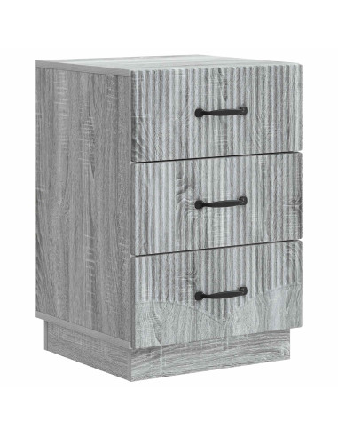 Armadio da Notte con cassetto Grigio Sonoma 43 x 41 x 63,5 cm