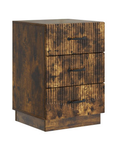Armadio da Notte con cassetto Rovere Fumo 43 x 41 x 63,5 cm