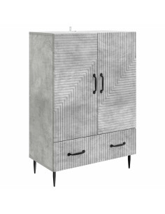Credenza Grigio Cemento 66 x 34,5 x 95 cm Legno ingegnerizzato
