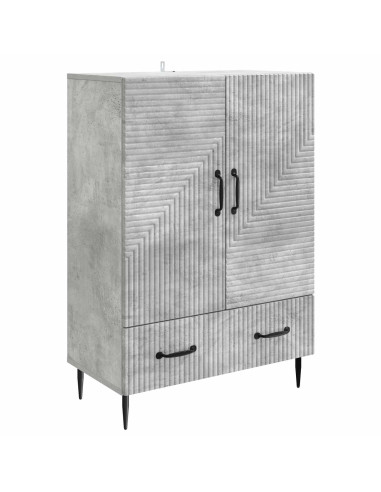 Credenza Grigio Cemento 66 x 34,5 x 95 cm Legno ingegnerizzato