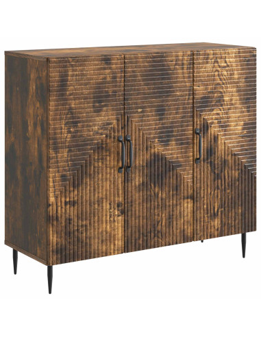 Credenza Rovere Fumo 89 x 34,5 x 80 cm Legno ingegnerizzato