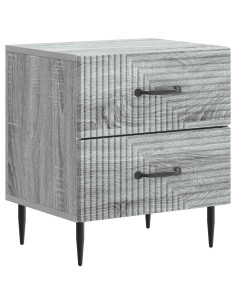 Armadio da Notte con cassetto Grigio Sonoma 43 x 34,5 x 47,5 cm